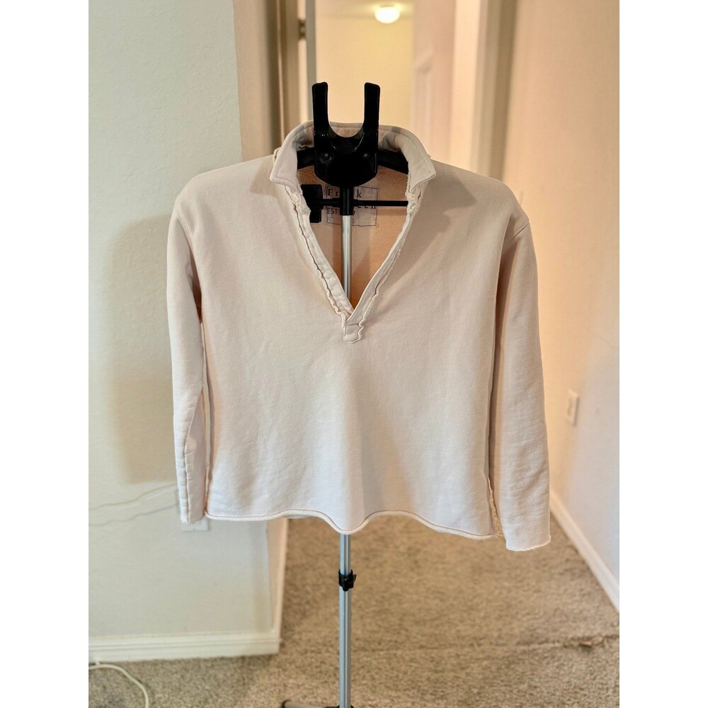 Frank & Eileen Patrick Popover Henley in Vintage Rose Size Small